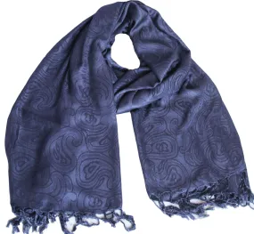 Indian Scarf Womens Viscose Wrap India Clothing Gift (Blue, 70 x 29 inches)