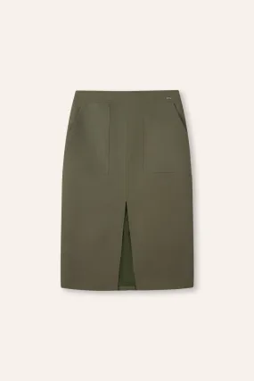 JAS midi skirt (Etoupe)