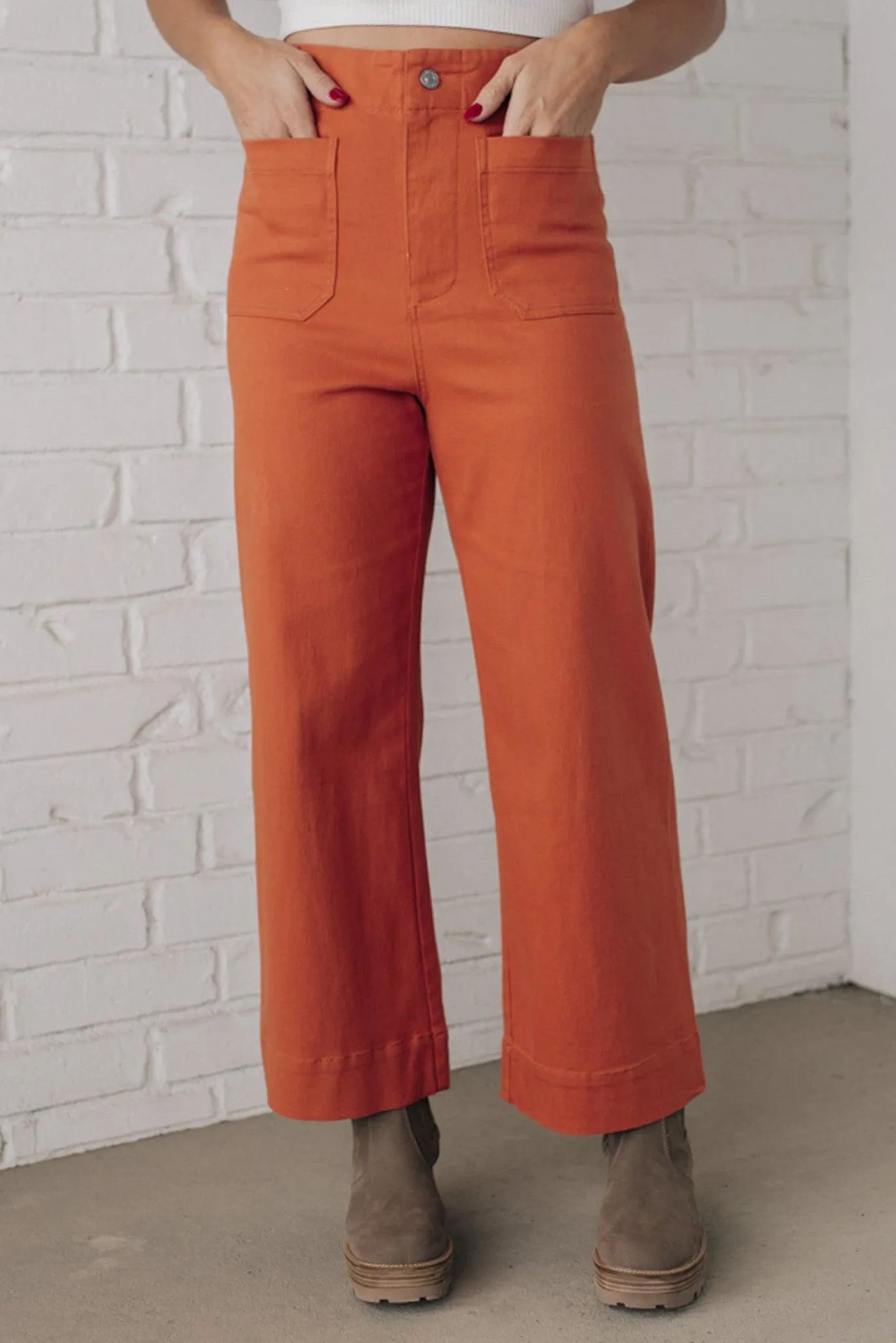 Jaymie Wide Leg High Waist Pants