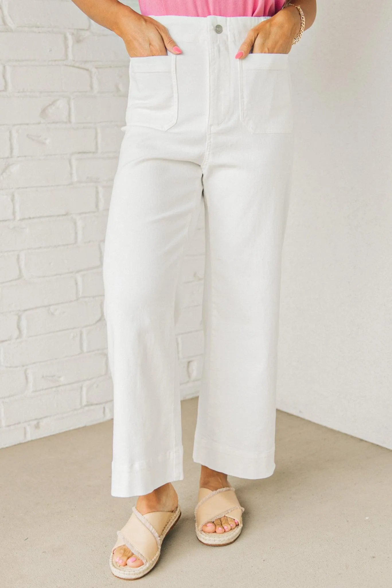 Jaymie Wide Leg High Waist Pants