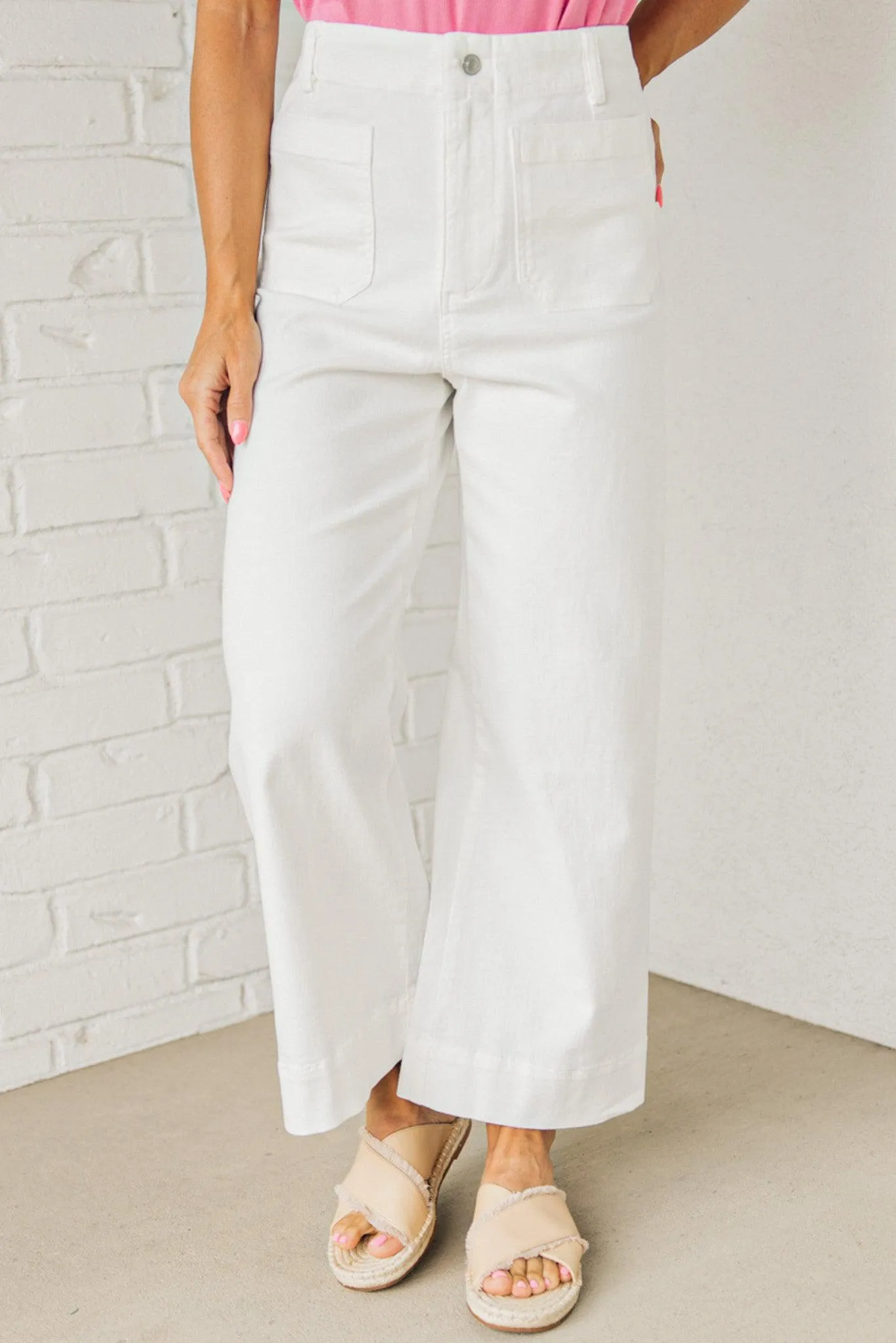 Jaymie Wide Leg High Waist Pants