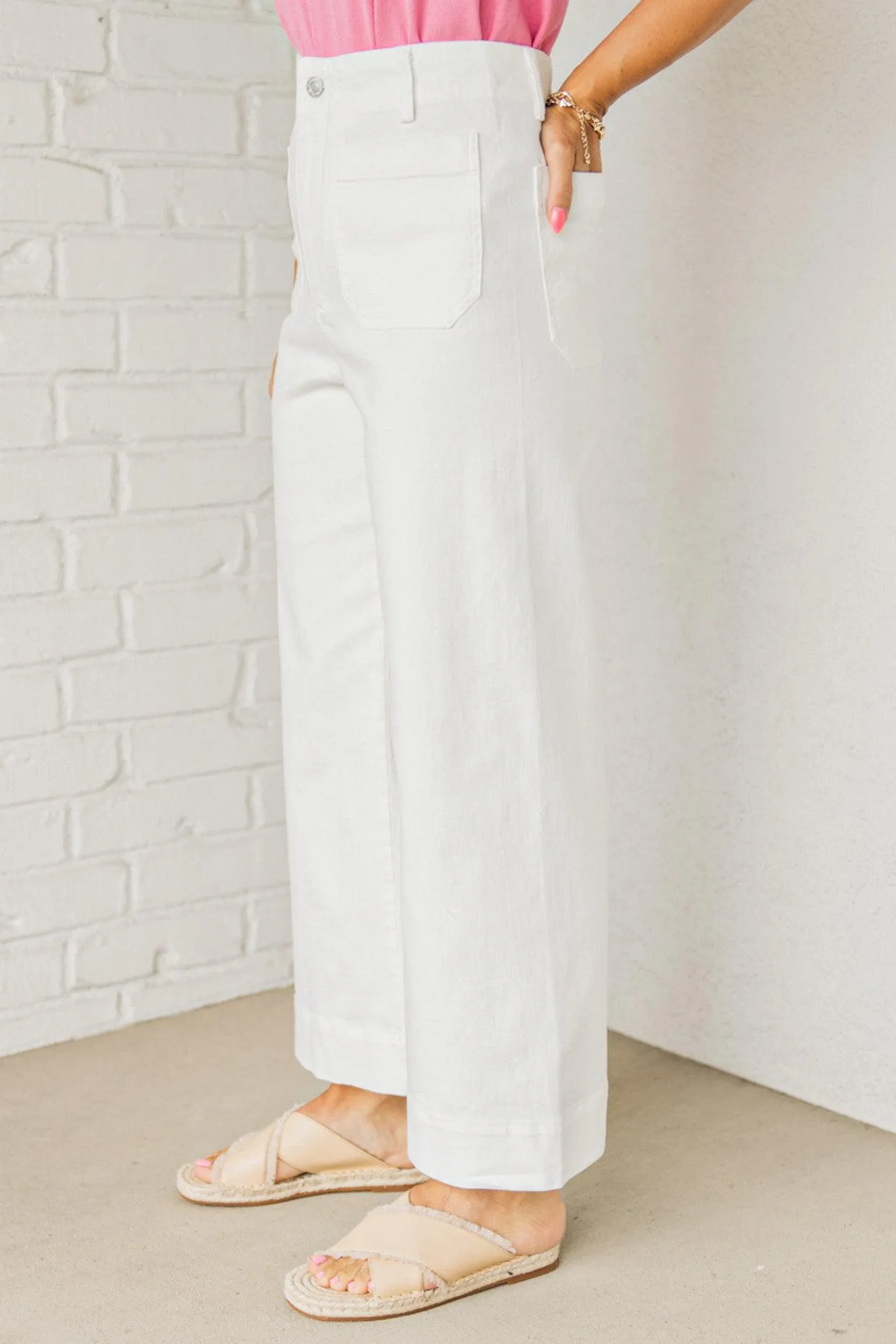 Jaymie Wide Leg High Waist Pants