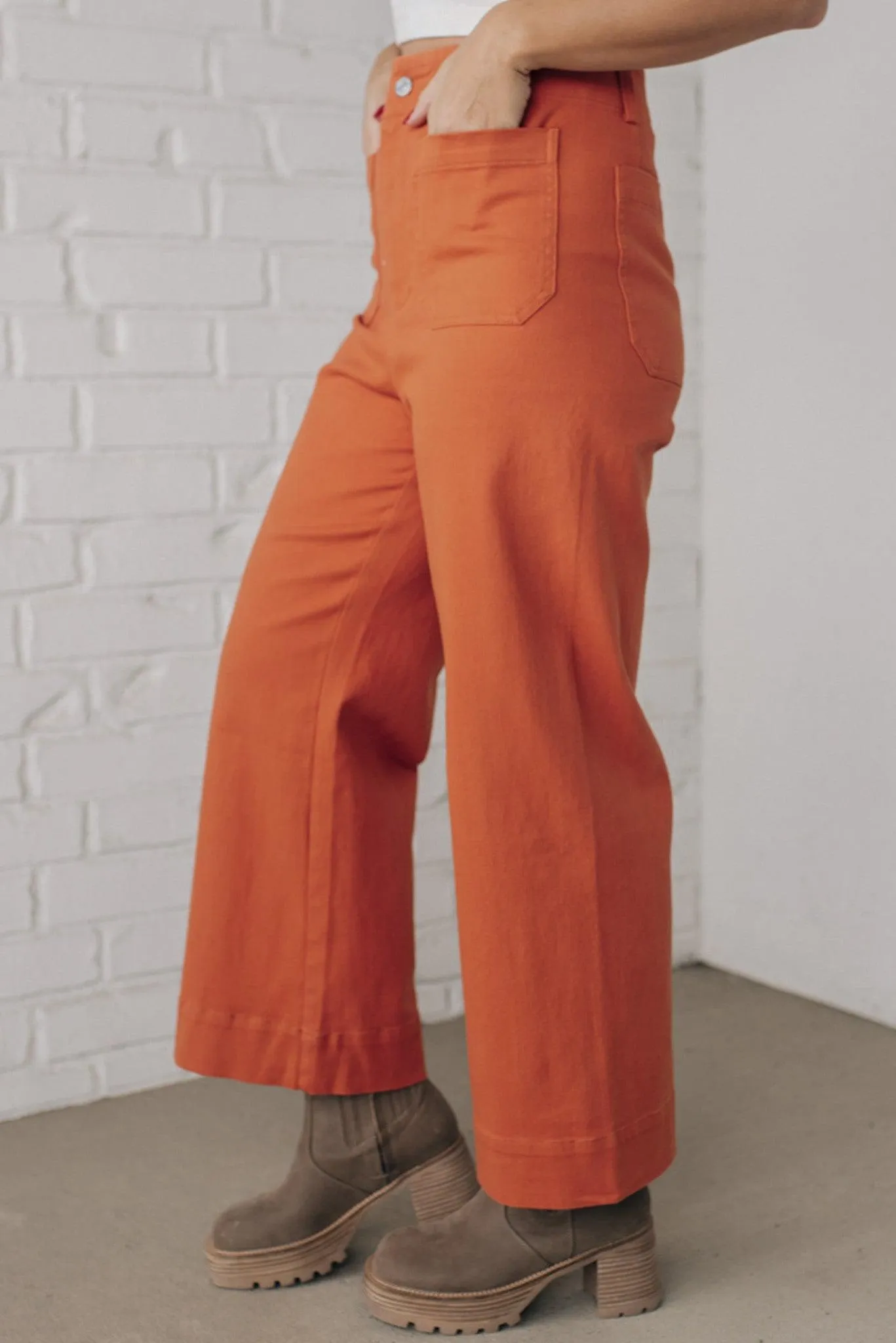 Jaymie Wide Leg High Waist Pants