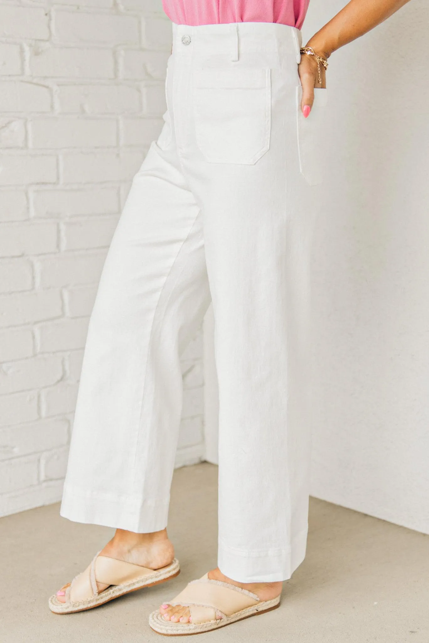 Jaymie Wide Leg High Waist Pants