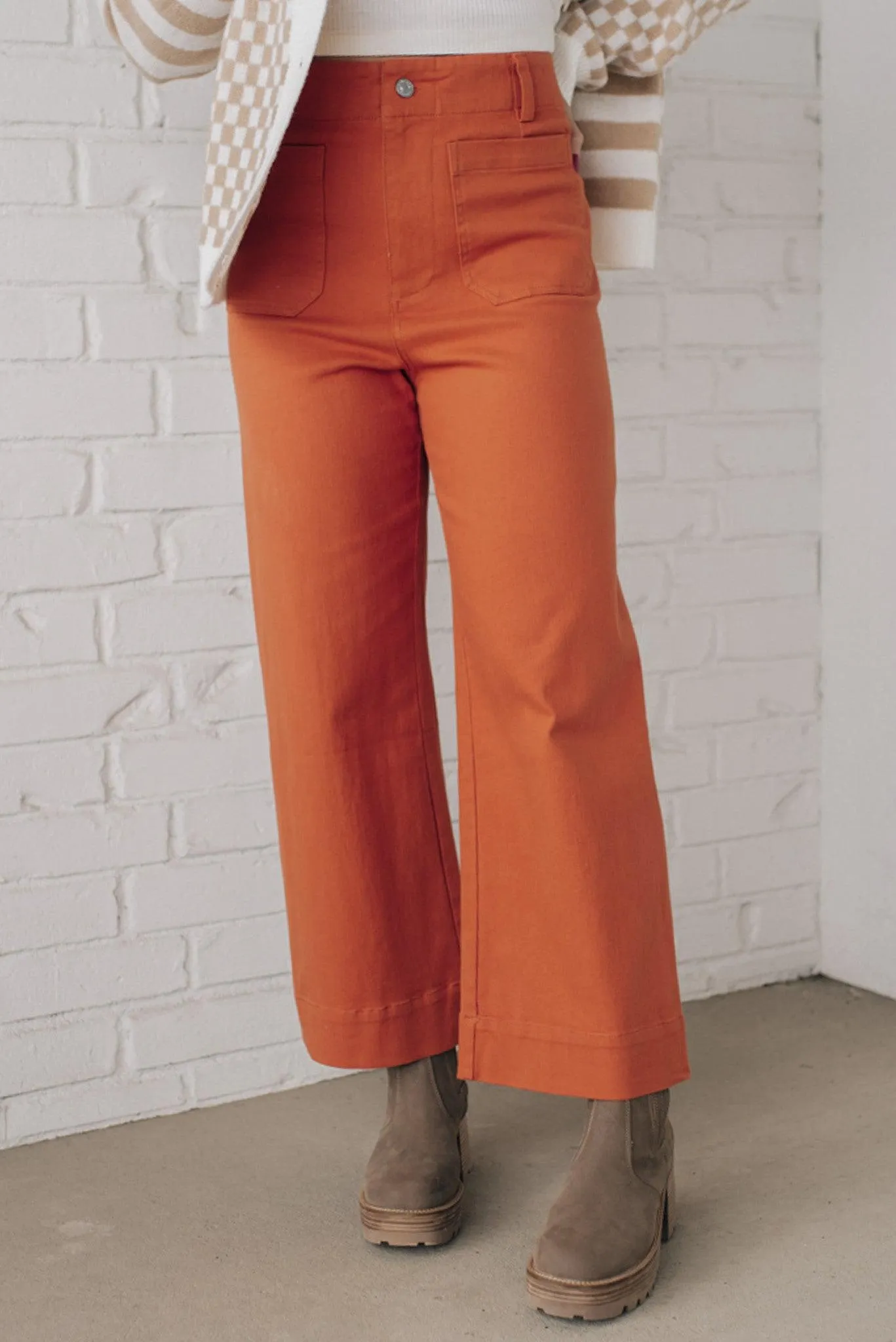 Jaymie Wide Leg High Waist Pants