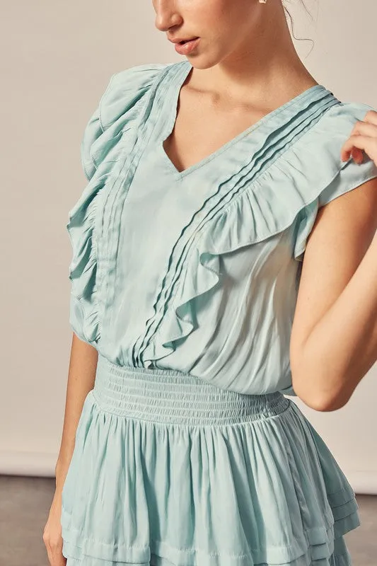 Jolene Pleated Detail Dress