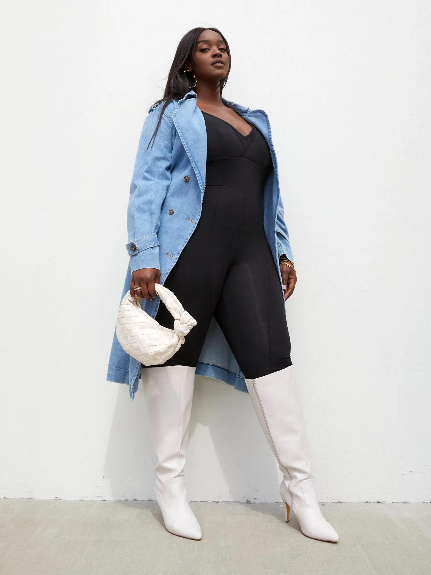 Katrina Denim Trench Coat