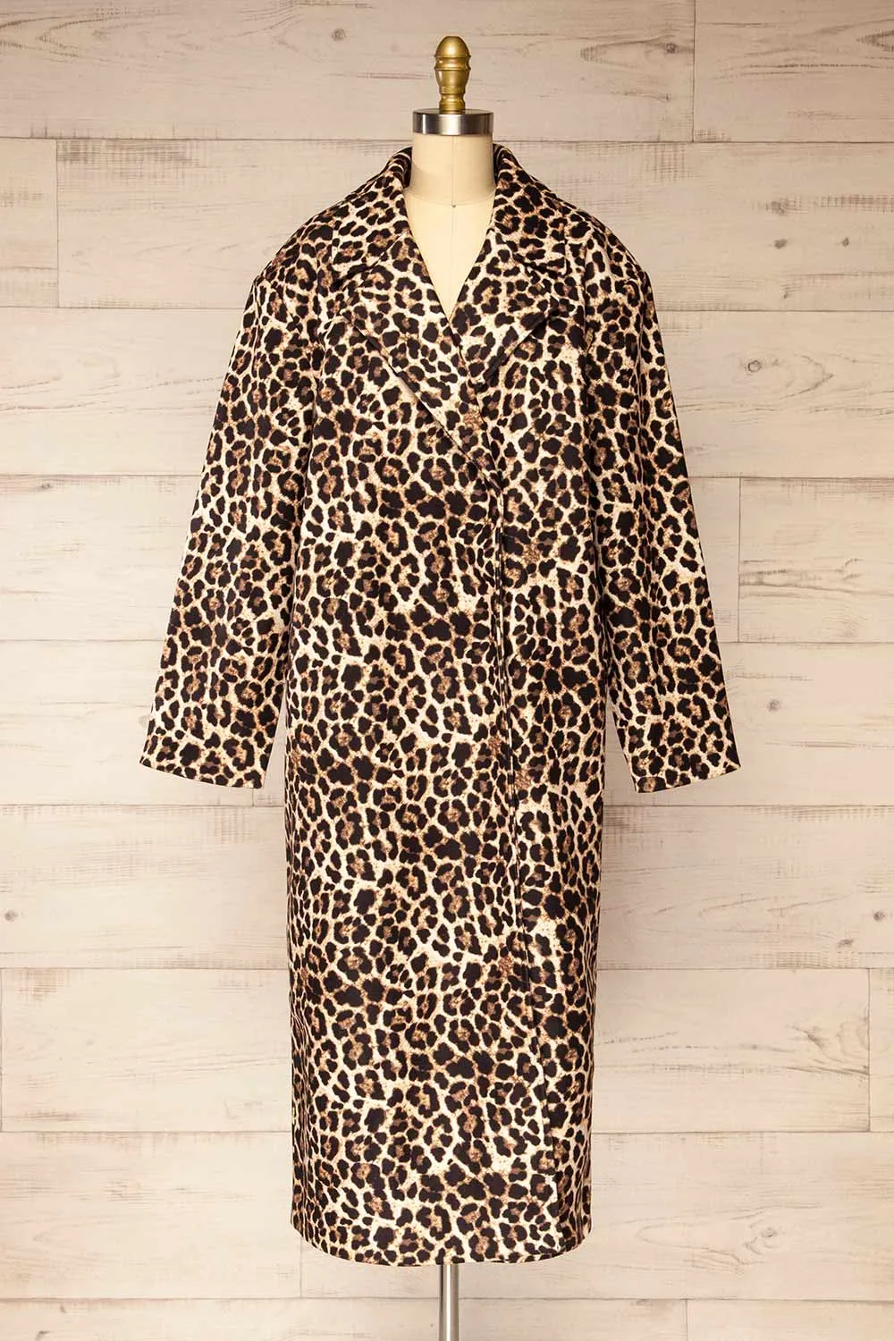 Kilkis | Leopard Print Trench Coat