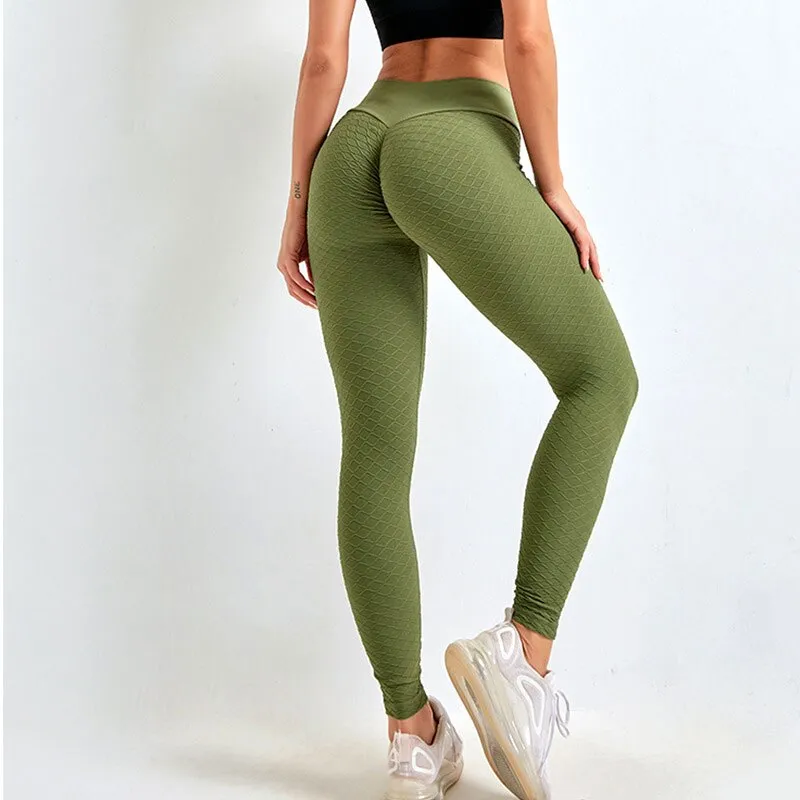 KittenAlarm - Mojoyce Sports Yoga Pants Fitness Leggings For Women Workout Seamless Leggings Push Up Running Training Striped Legging Tights Women