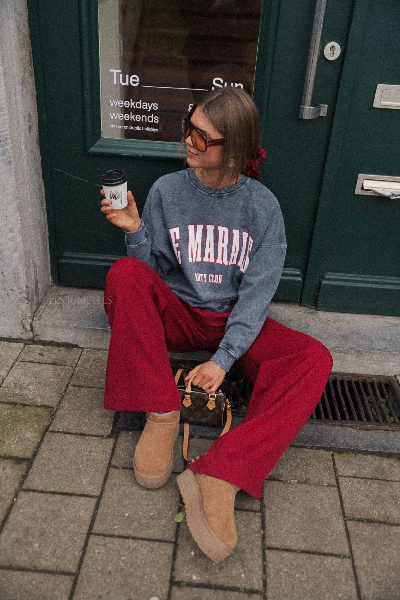 Le Marais sweater anthracite