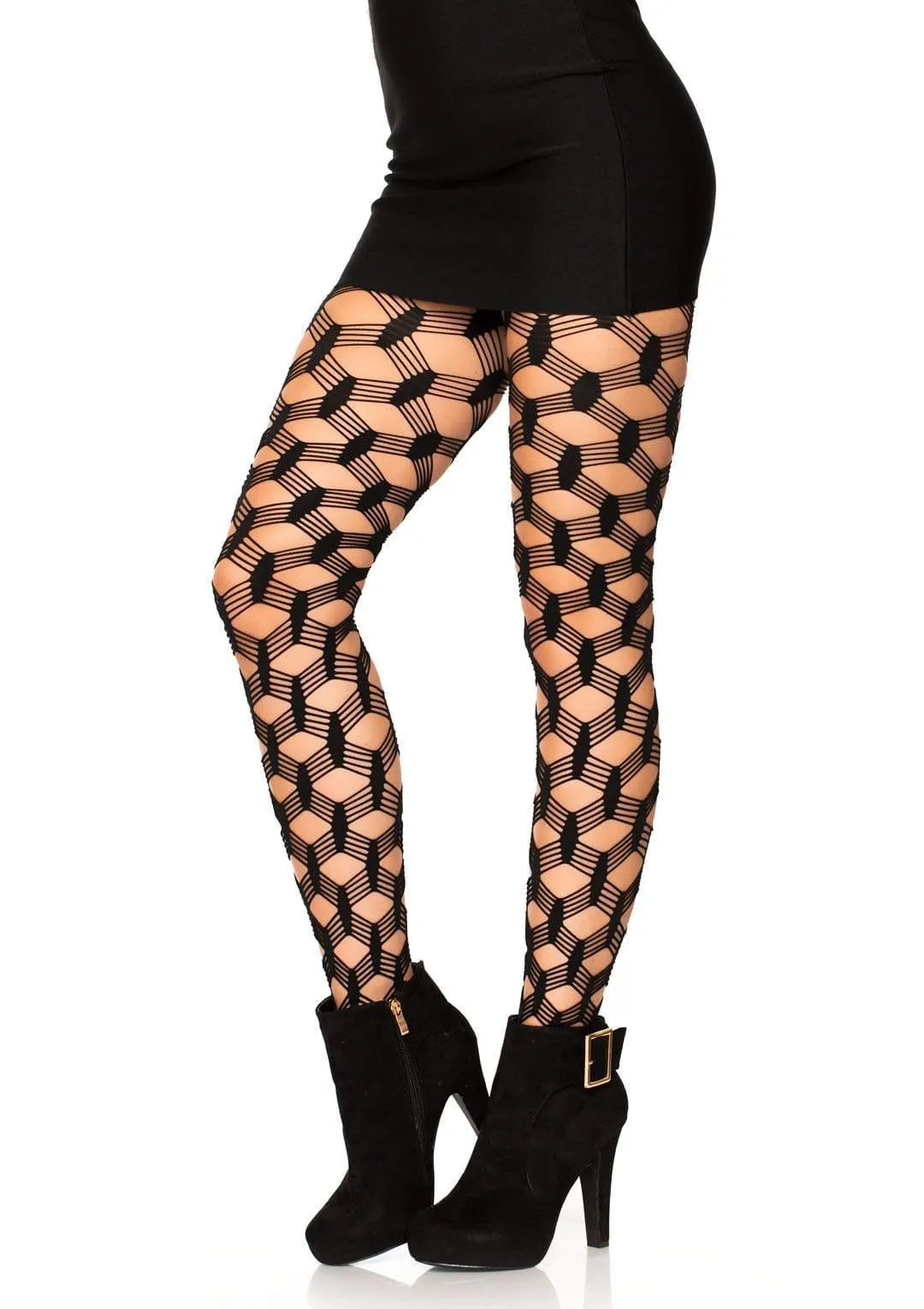 LEG AVENUE 7108 HARDCORE FISHNET TIGHTS