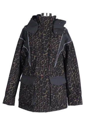 Leopard Print Down Puffer Jacket