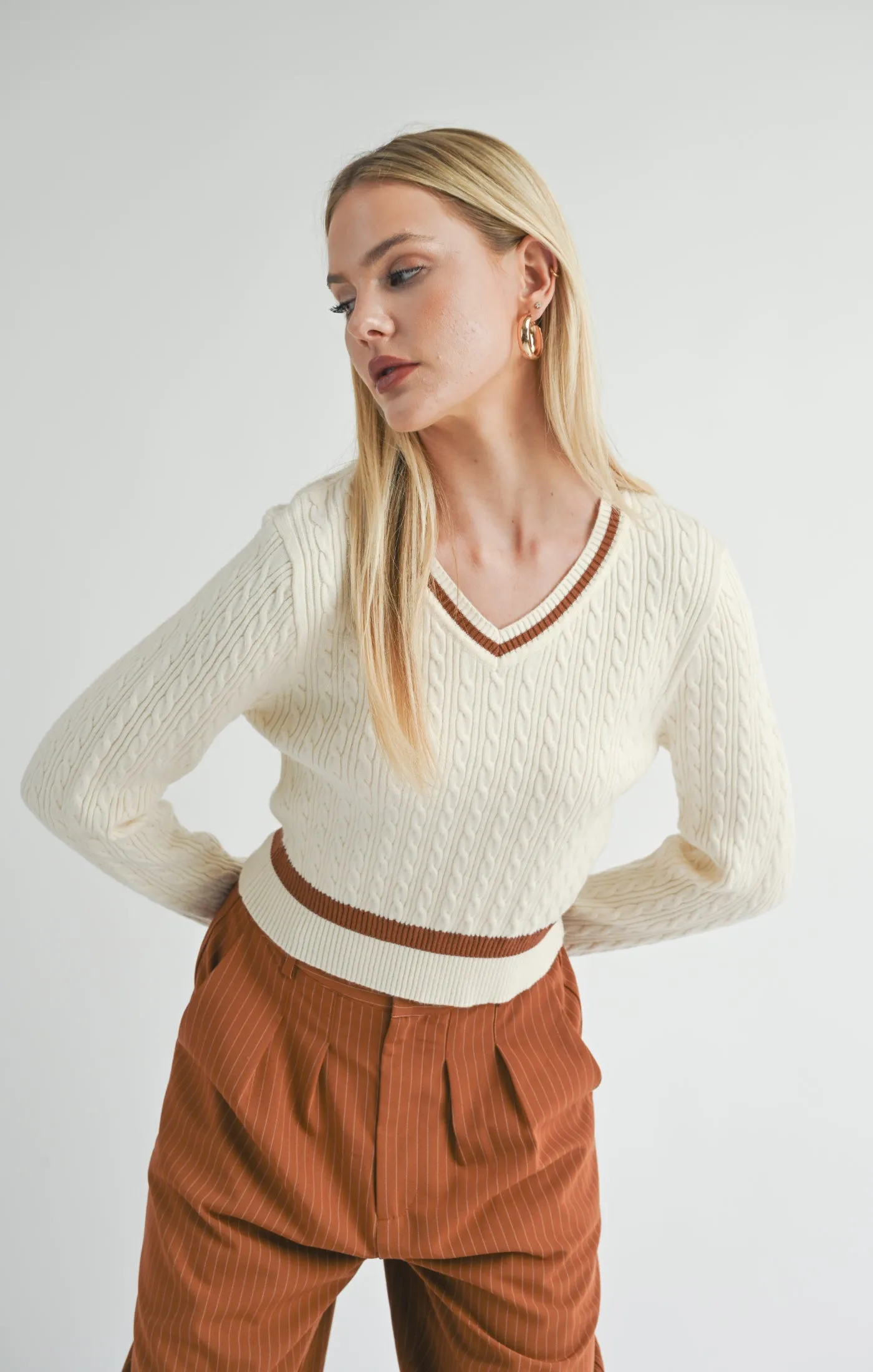 Lois Cable Sweater