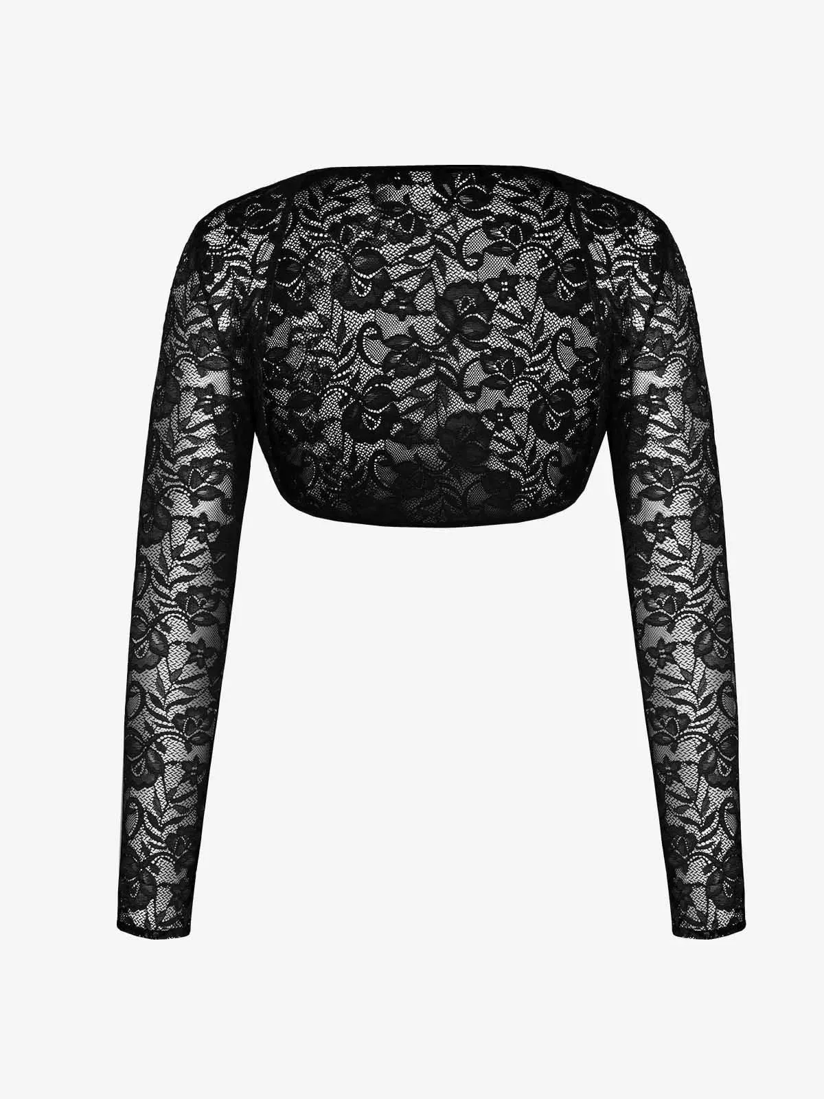 Long Sleeve Lace Shrug