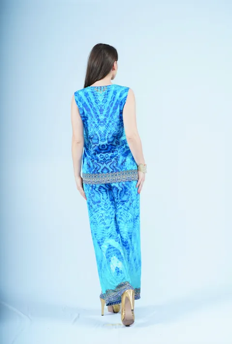 Lounge Set- Blue Rattler (Pants)