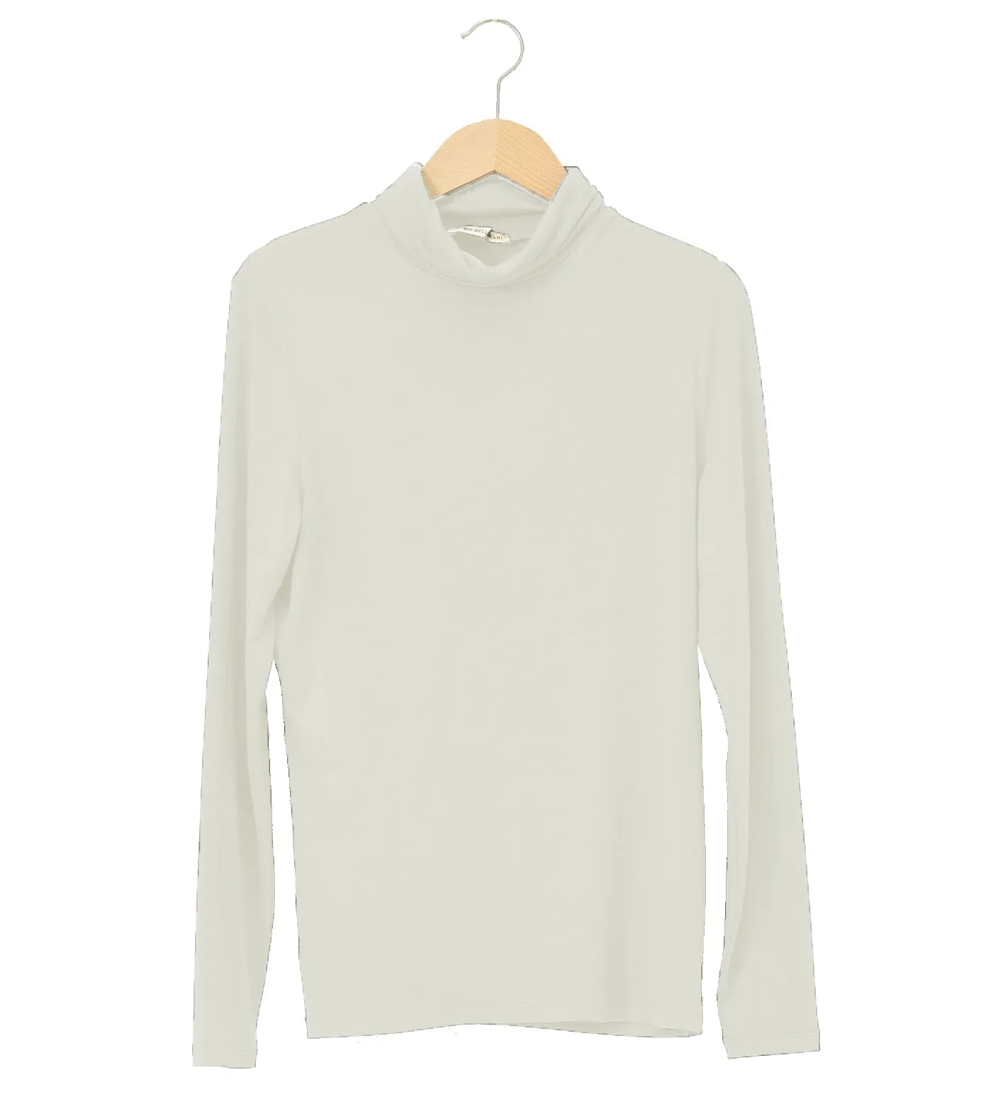 Maria Bellentani Dolcevita Roll Neck Top Latte