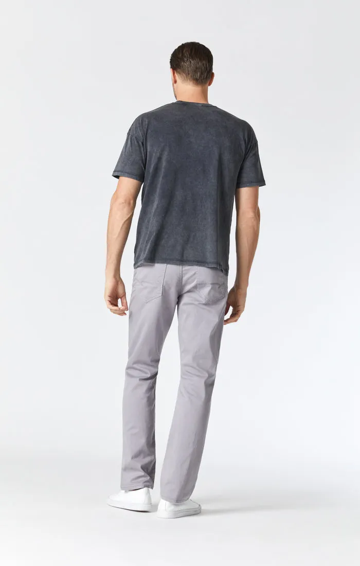 MATT RELAXED STRAIGHT LEG PANTS IN GRAPHITE TWILL