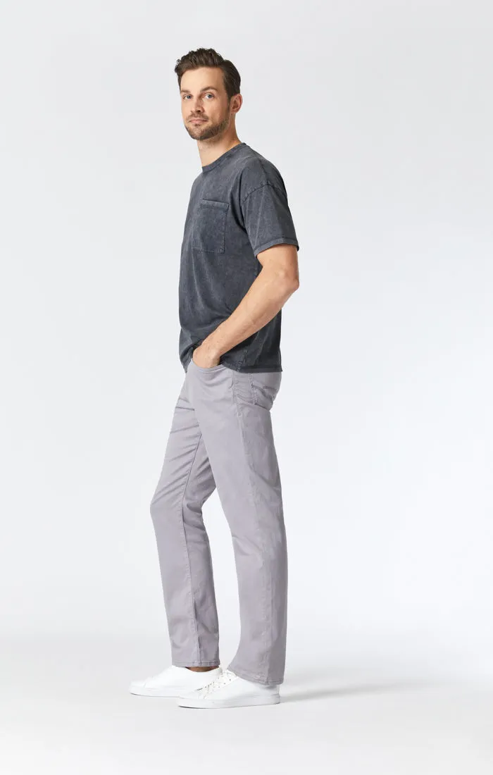 MATT RELAXED STRAIGHT LEG PANTS IN GRAPHITE TWILL