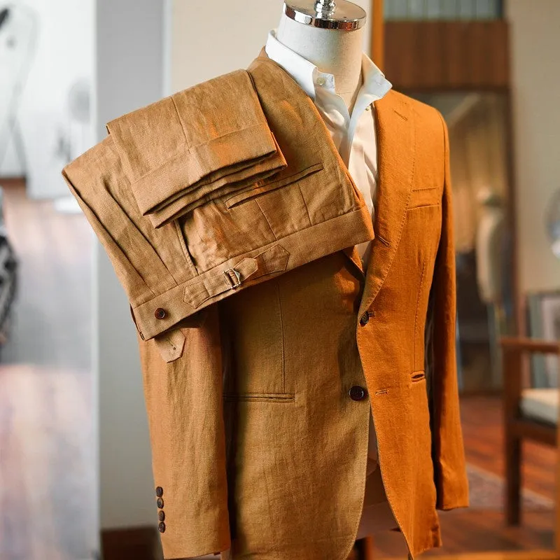 Men's Linen Suit Pants