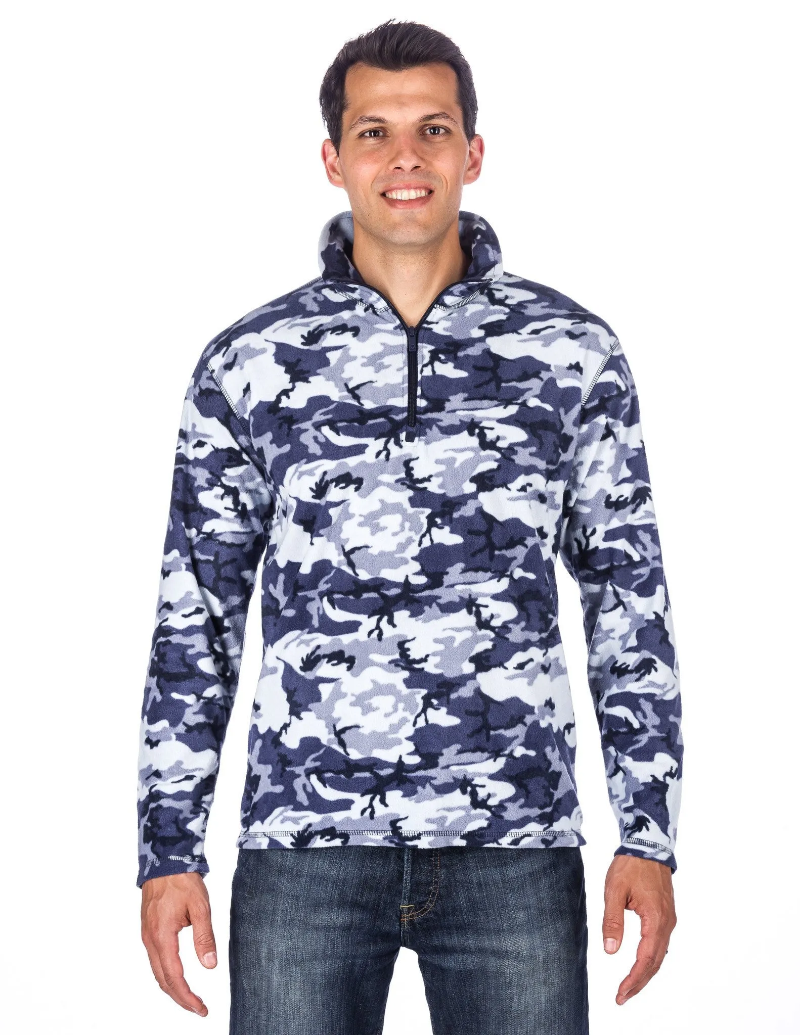 Men's Microfleece Half-Zip Pullover