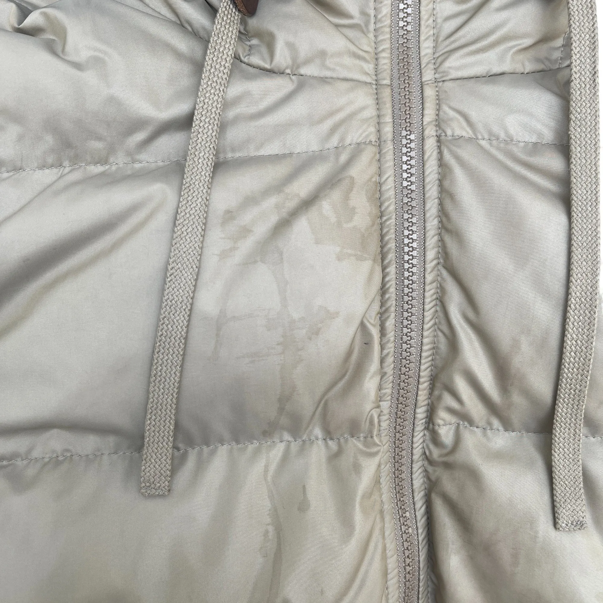 Men's Puffer Down Jacket Beige Size IT 54 / XXL