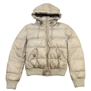 Men's Puffer Down Jacket Beige Size IT 54 / XXL