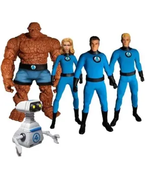 Mezco Toyz ONE:12 Collective Fantastic Four Deluxe Steel Box Set Action Figure