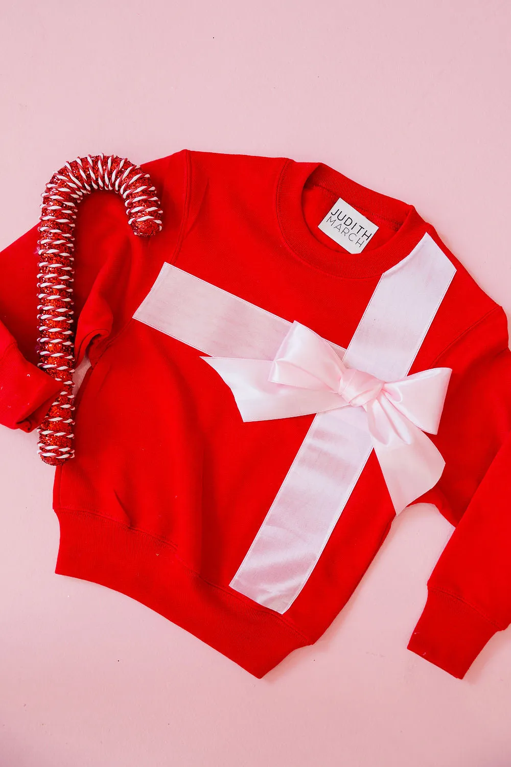 MINI KIDS HOLIDAY SEASON RED PULLOVER