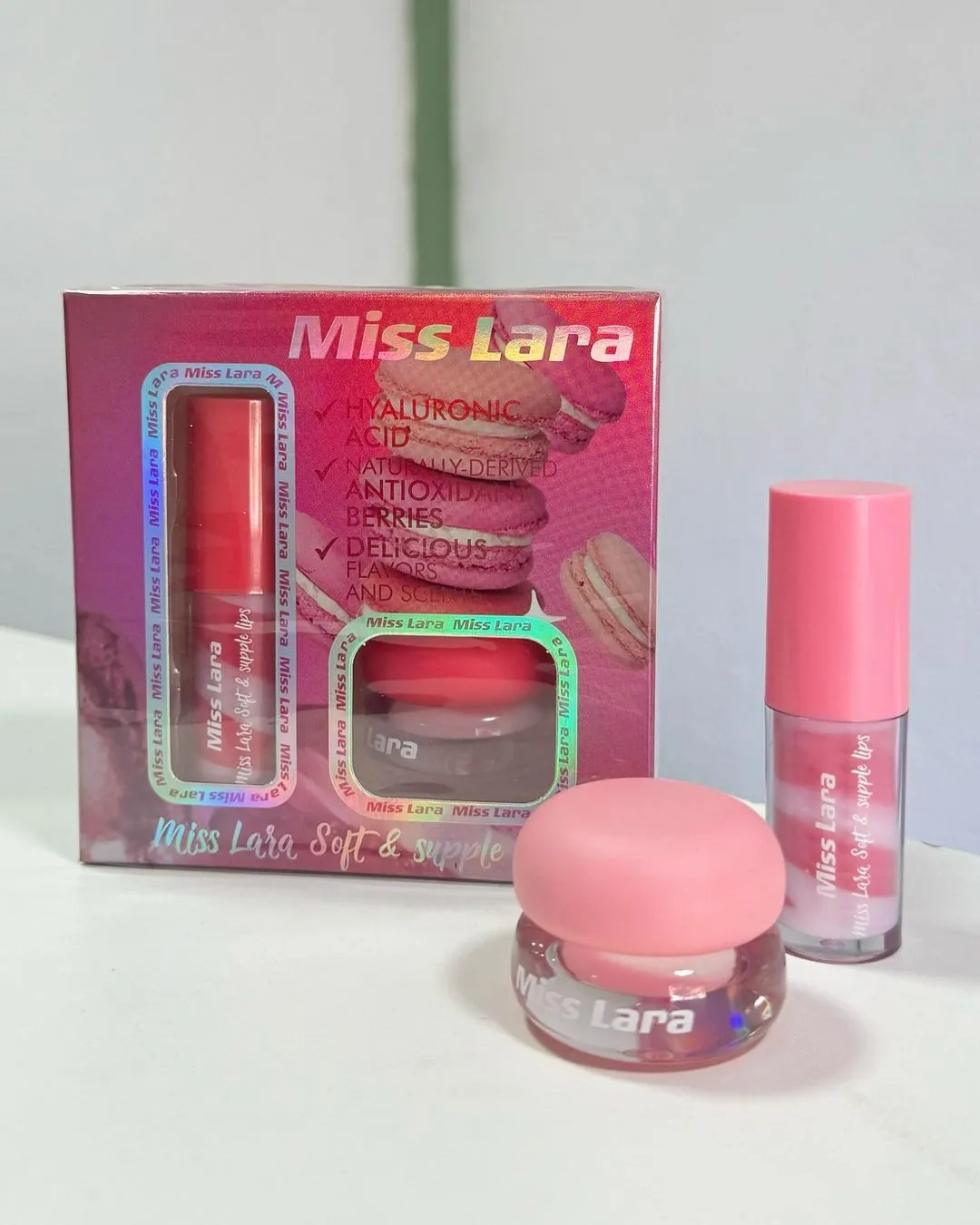 Miss Lara one Spiral Lip Gloss lip Balm Set For Moisturizing Long Lasting Color Enhancing And Elegant Lip Makeup