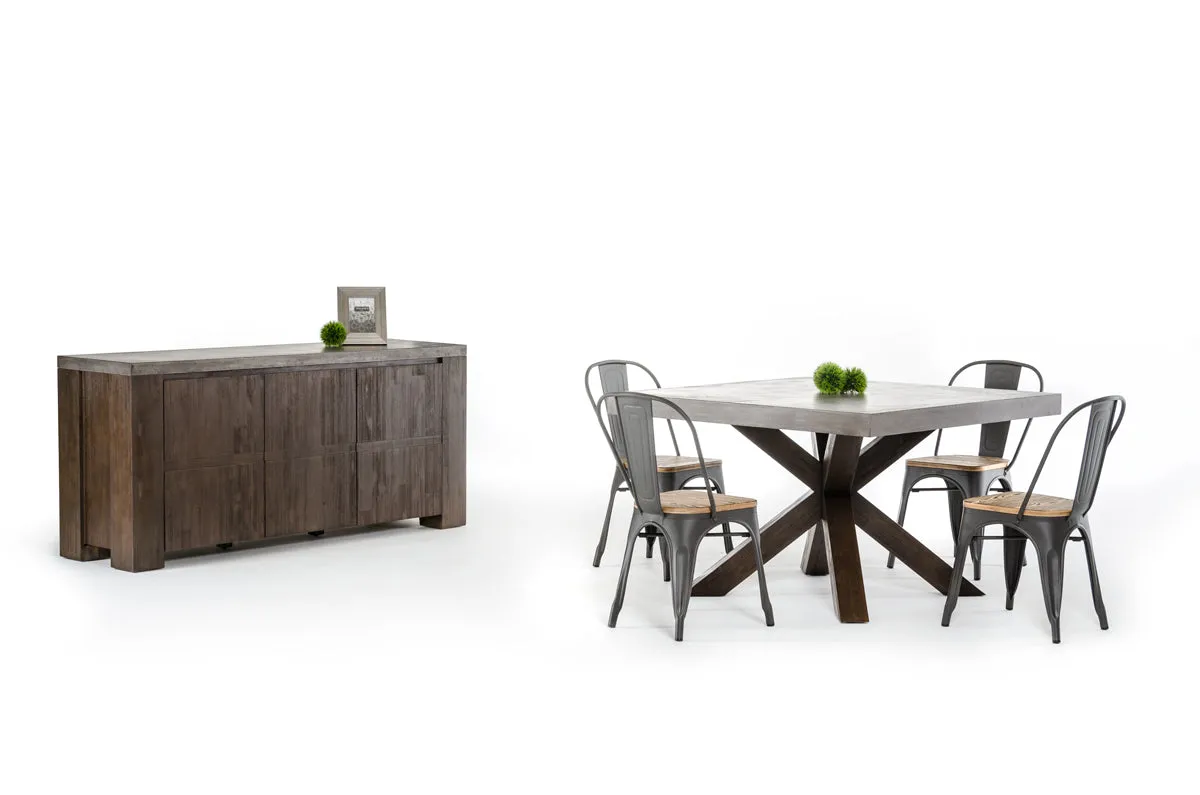 Modrest Urban Concrete Square Dining Table