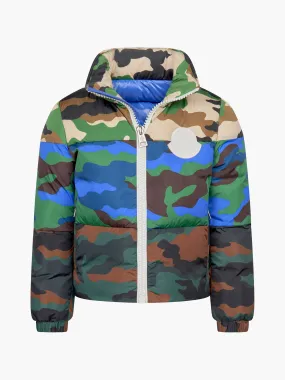 Moncler Enfant Boys Camouflage Down Padded Marchaud Jacket