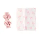 Mud Pie Bow Swaddle and Headband Set