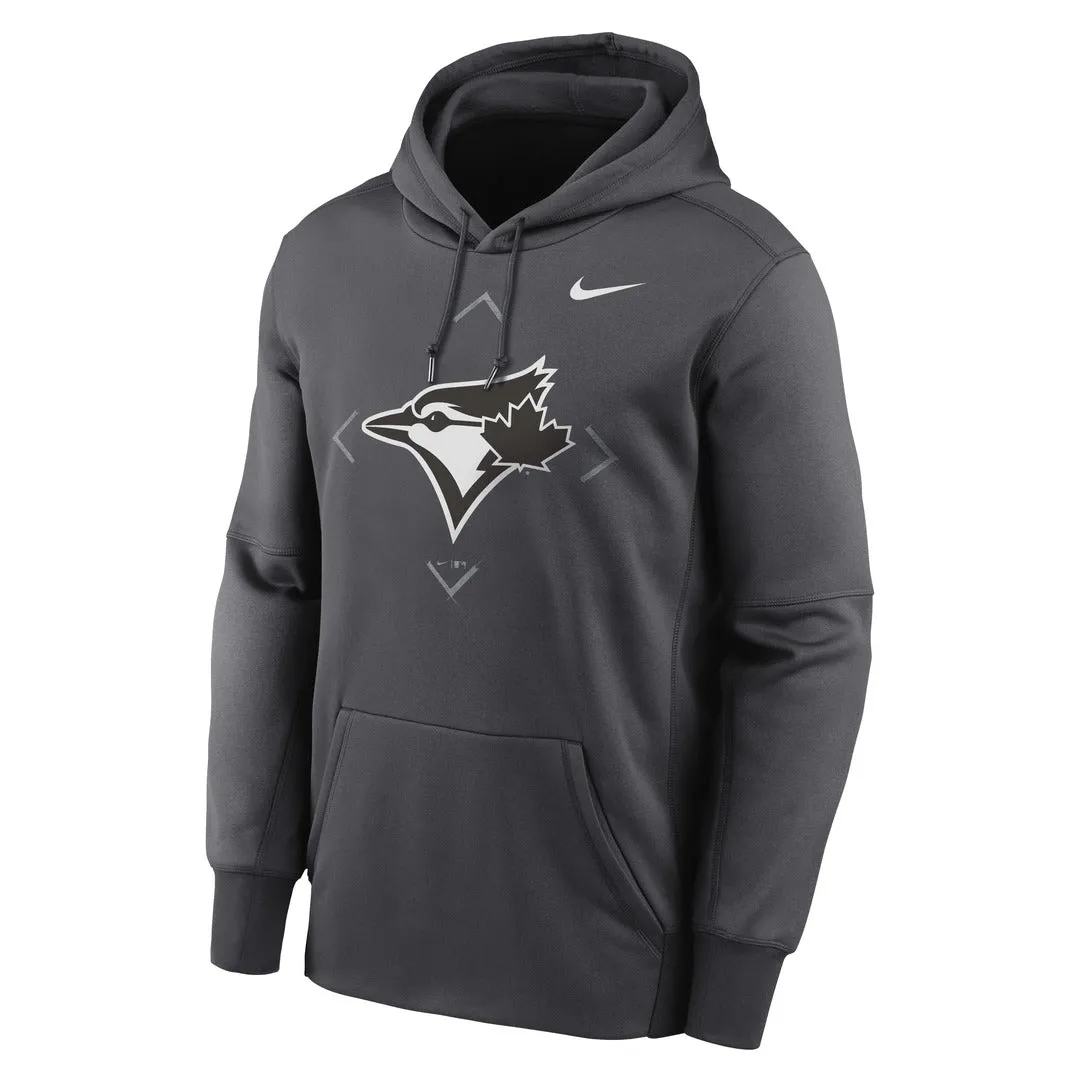 Nike Men's MLB Toronto Blue Jays Therma Pullover Hood