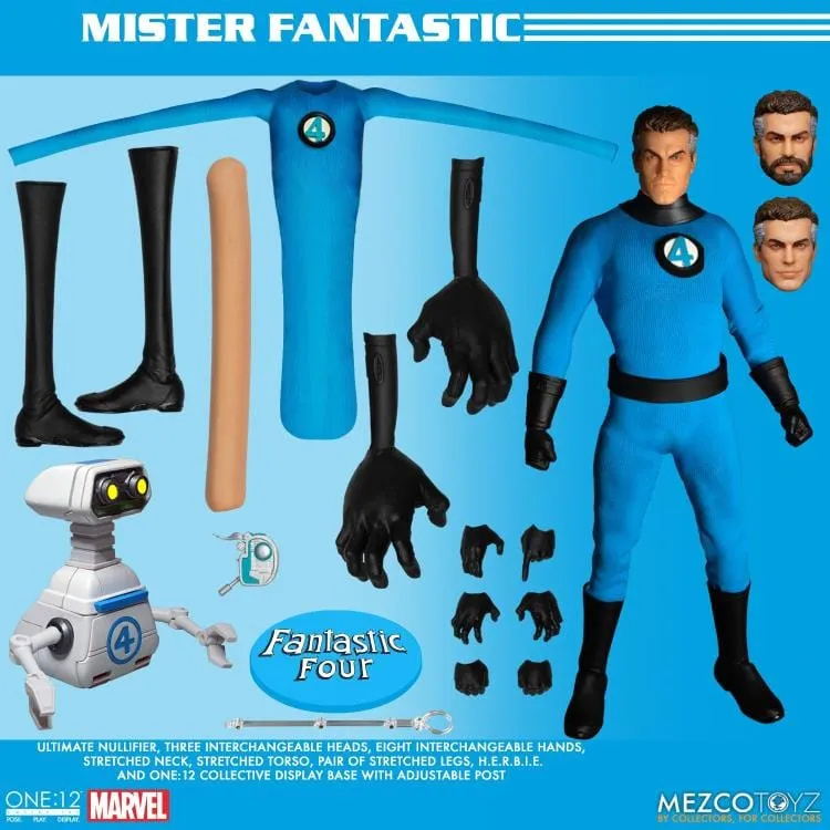 One:12 Collective Marvel Fantastic Four Deluxe Steel Boxed Action Figure Set