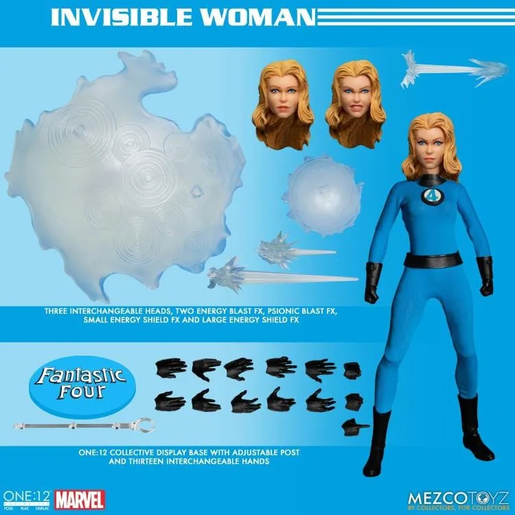 One:12 Collective Marvel Fantastic Four Deluxe Steel Boxed Action Figure Set