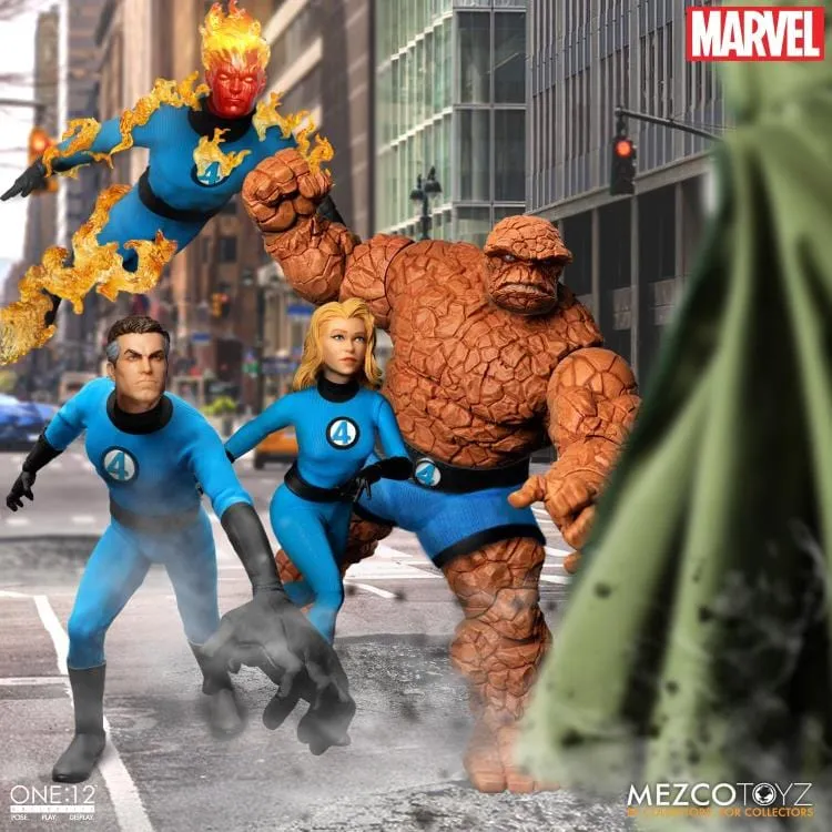 One:12 Collective Marvel Fantastic Four Deluxe Steel Boxed Action Figure Set