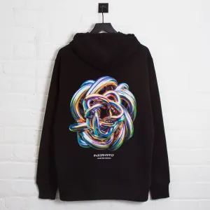 Orb 025 Disco Psychedelia - Pullover Hood - Black