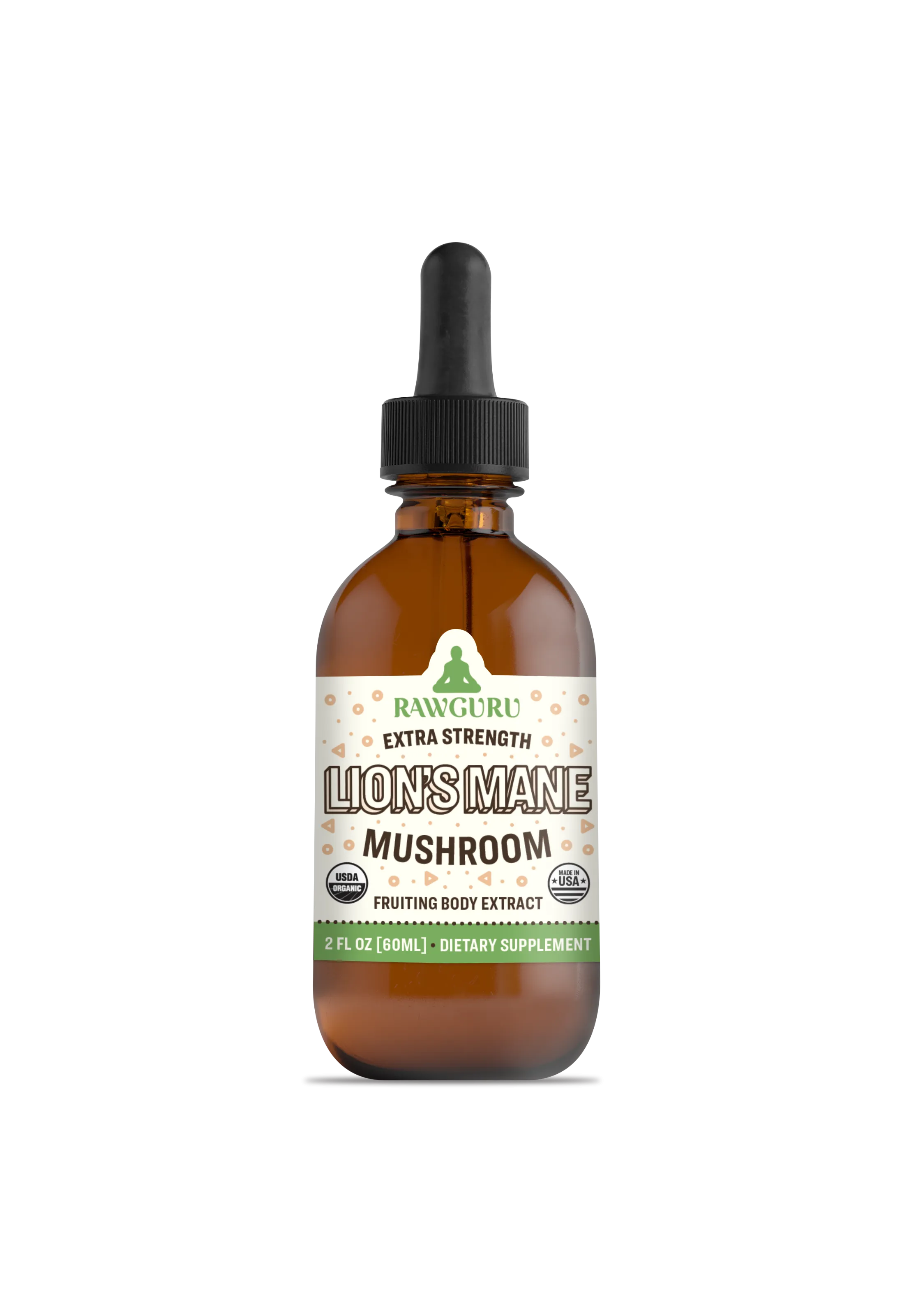 Organics Lion's Mane Mushroom Tincture - 60 ML