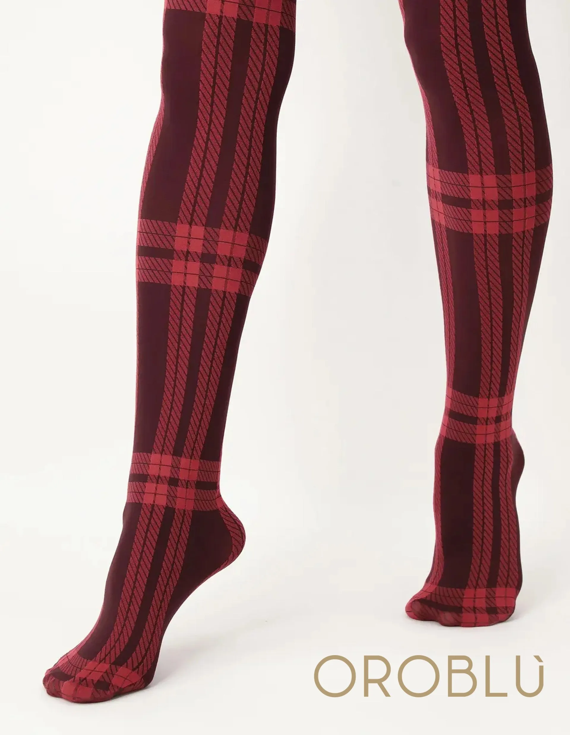 Oroblu All Colours Scottish Tight Bordeax/Red VOBC67908