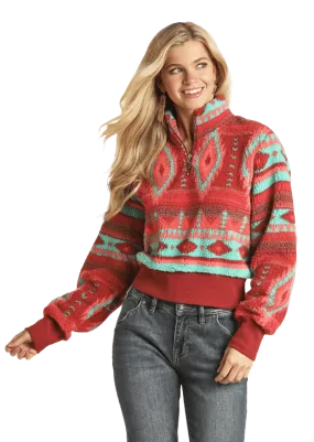 Panhandle Slim Women's Aztec Hot Pink Pullover