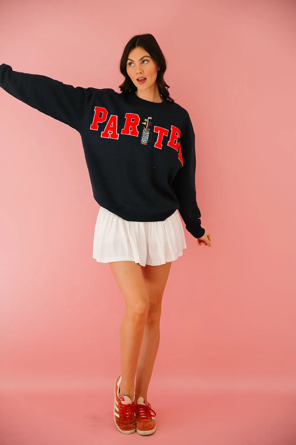 PARTEE NAVY PULLOVER