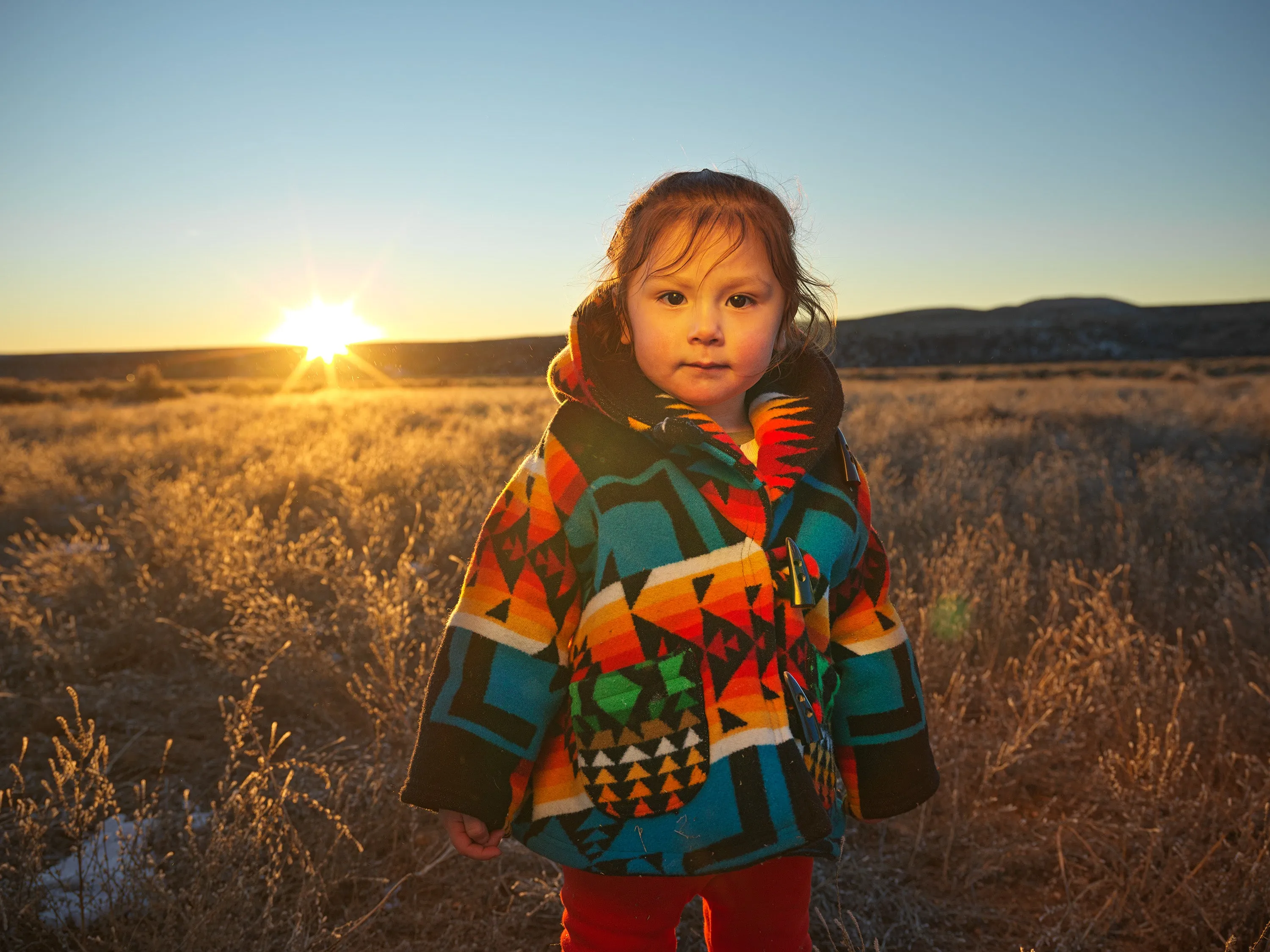 Patchwork Neutral Kid's Classic Cloak