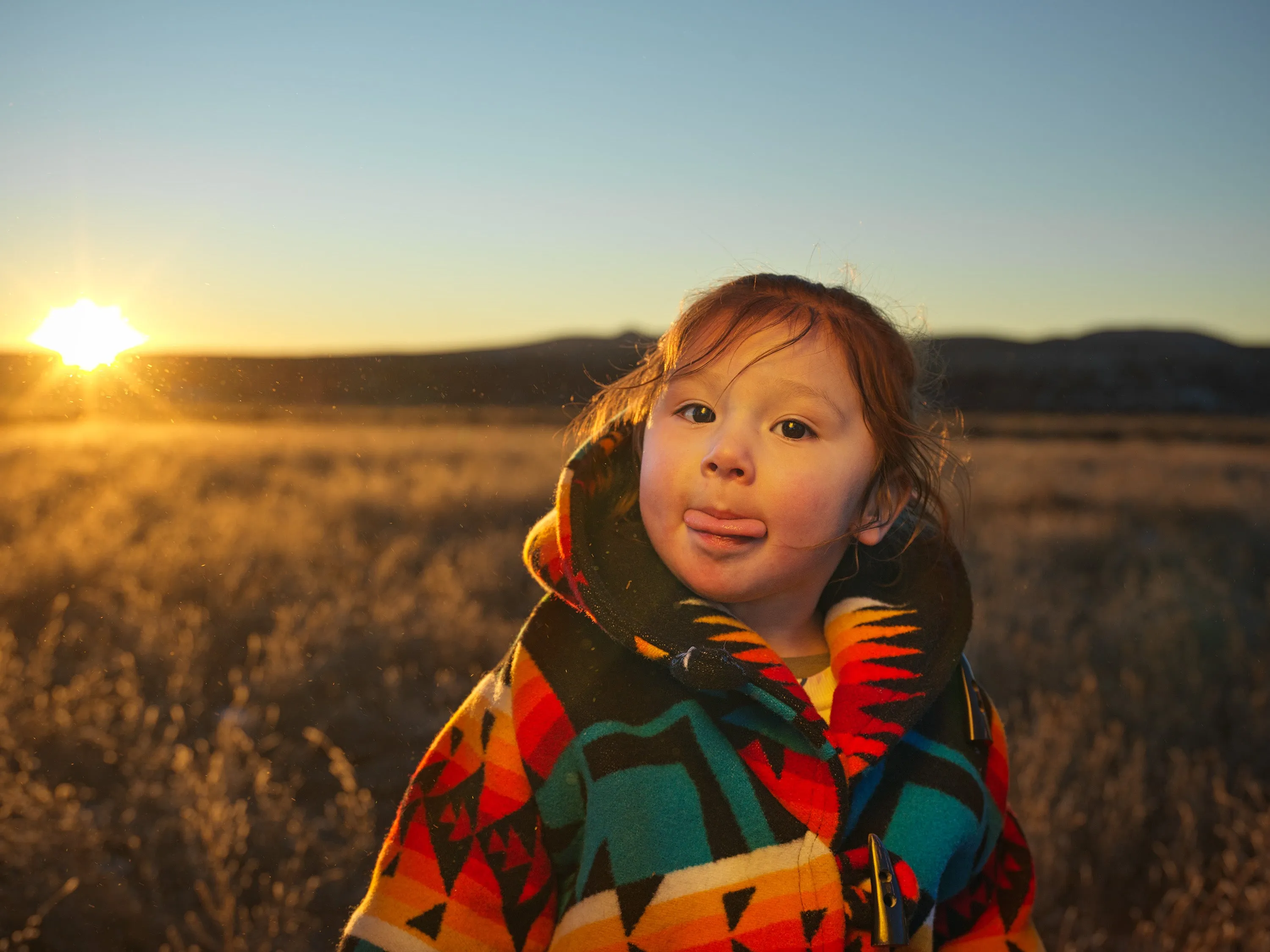 Patchwork Neutral Kid's Classic Cloak