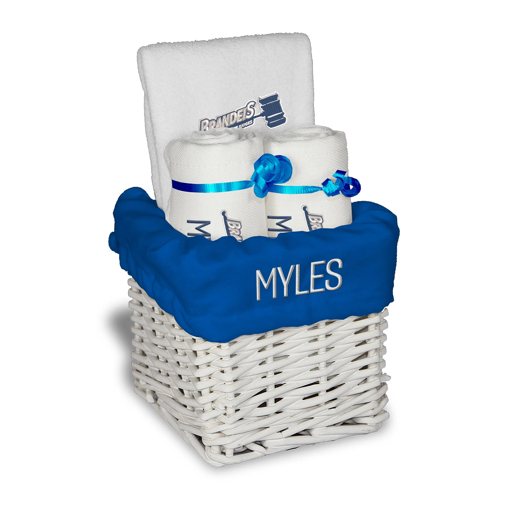 Personalized Brandeis Judges Small Basket - 4 Items