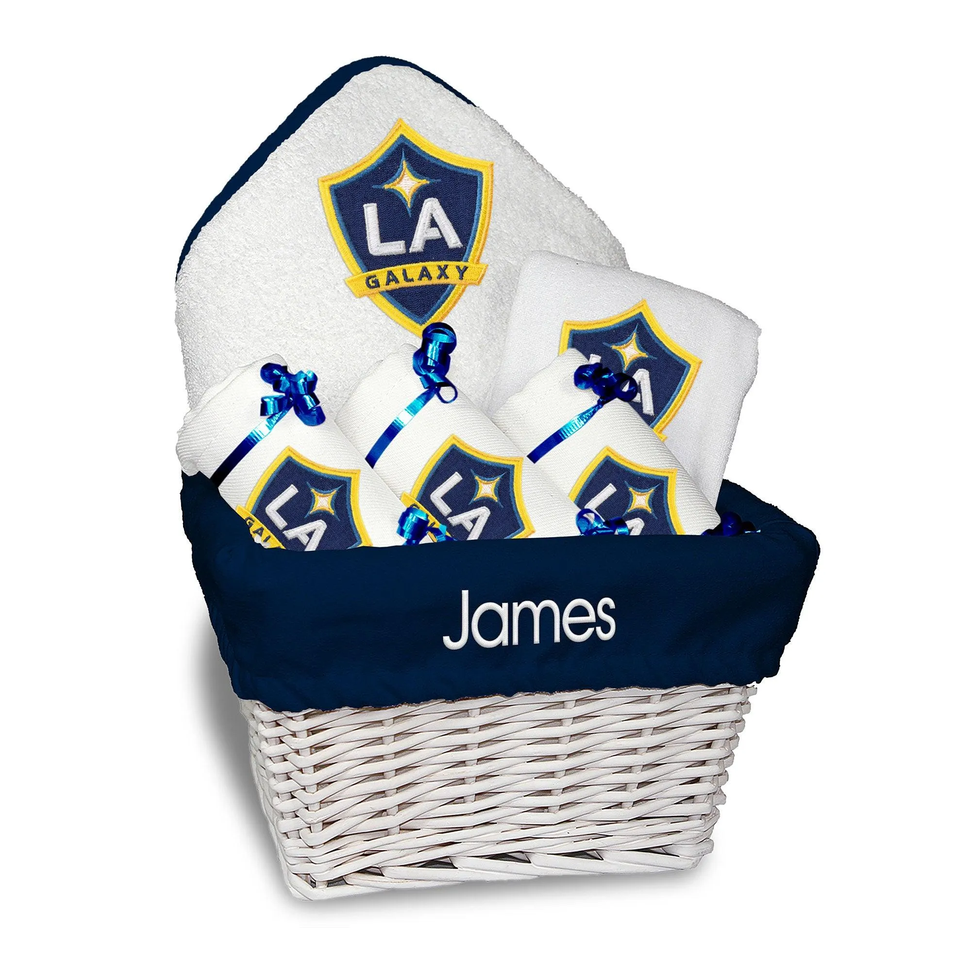 Personalized LA Galaxy Medium Basket - 6 Items