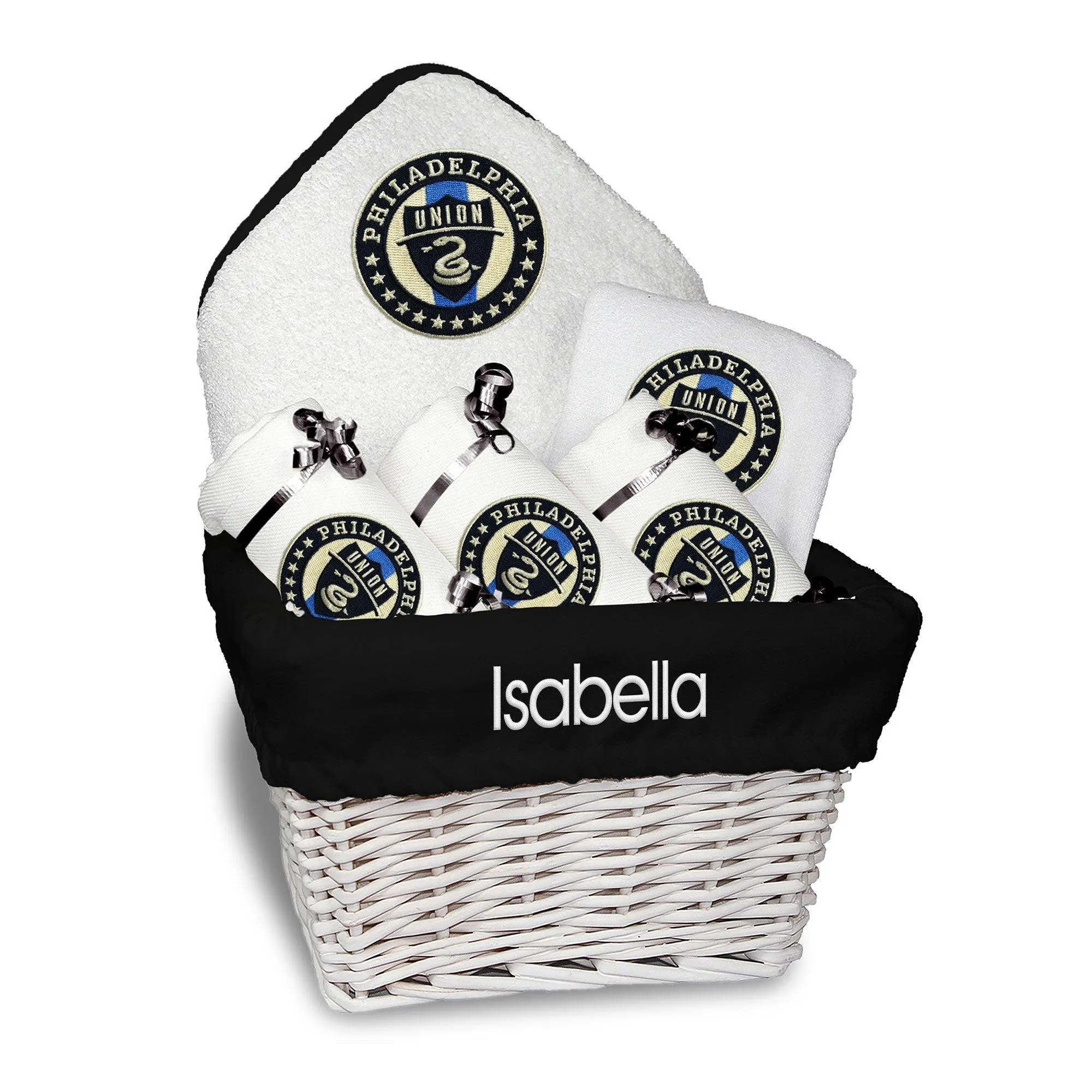 Personalized Philadelphia Union Medium Basket - 6 Items