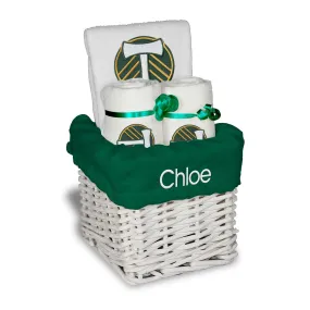 Personalized Portland Timbers Small Basket - 4 Items