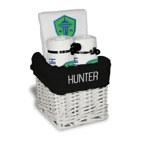 Personalized Seattle Sounders Small Basket - 4 Items