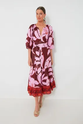 Pink Palm Lyles Dress