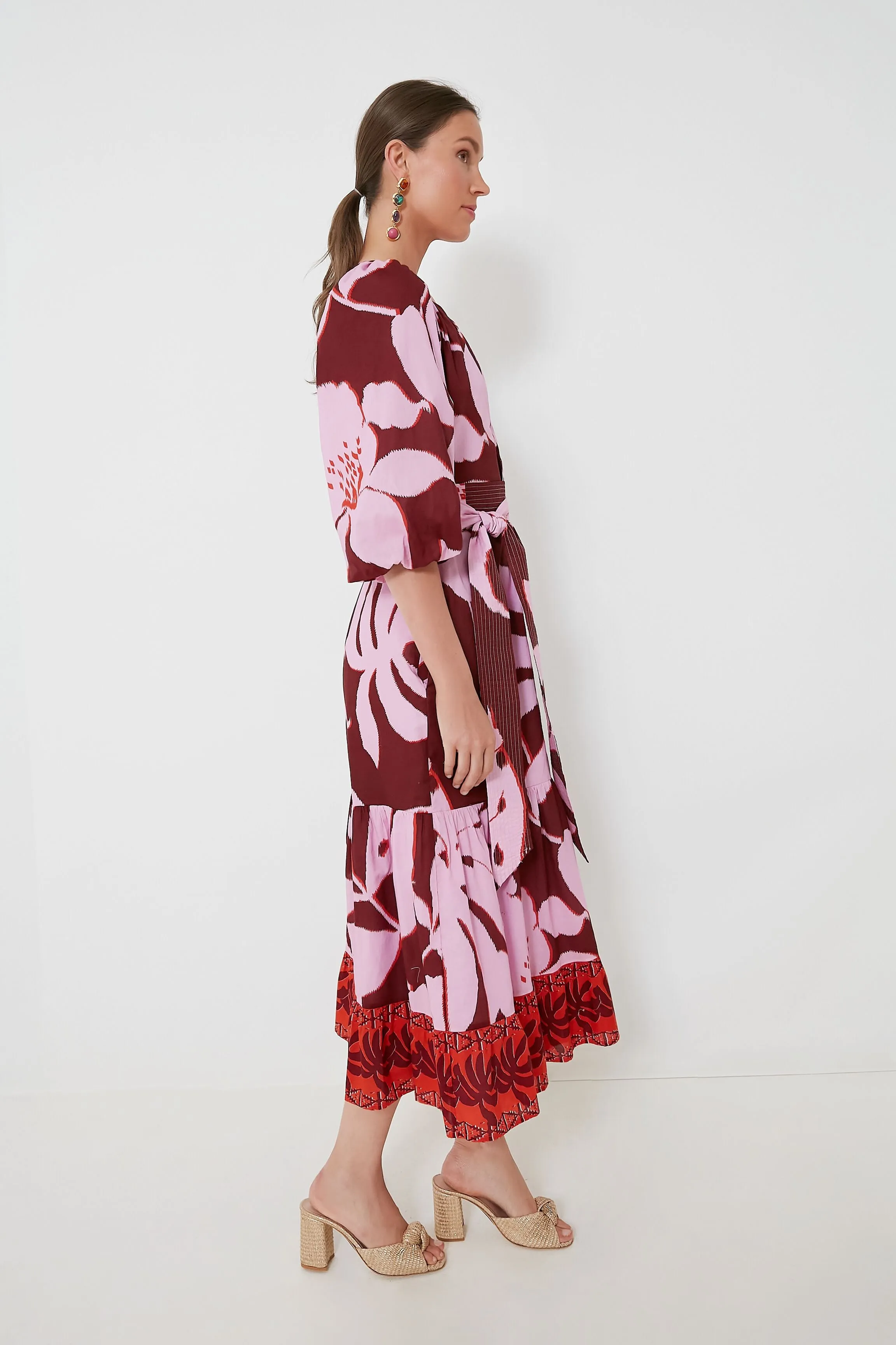 Pink Palm Lyles Dress